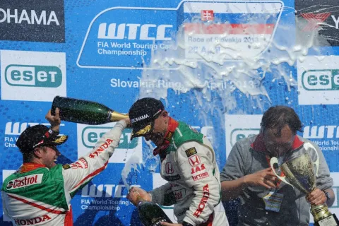 Gabriele Tarquini: Erster Sieg auf Honda Civic