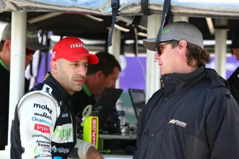 Tony Kanaan und Jimmy Vasser: Detroit 2013