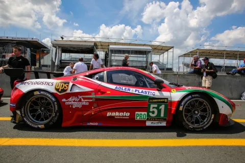 Klassisch rote Farben: Die AF Corse Ferrari 458