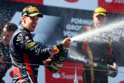 Sieger beim Heim-GP: Sebastian Vettel