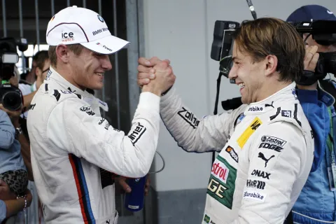 Erster Startreihe für BMW: Farfus und Wittmann