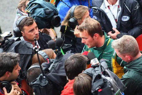 Noch eine Bestleistung: Giedo van der Garde im Caterham auf Startplatz 14