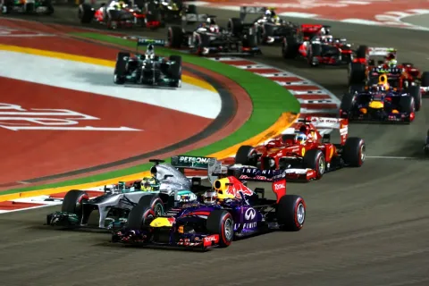 Start zum Singapur GP
