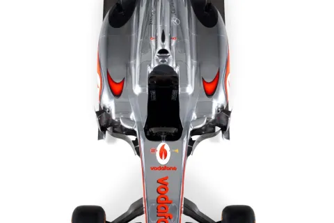 Der McLaren MP4-28 von oben