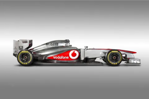 Seitenansicht des neuen McLaren MP4-28