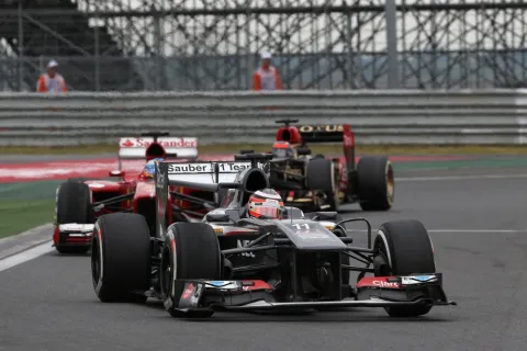 Nico Hülkenberg war bester Fahrer mit Ferrari-Motor