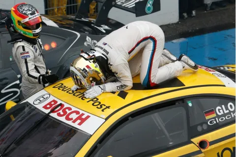 Timo Glock auf seinem Sieger-BMW