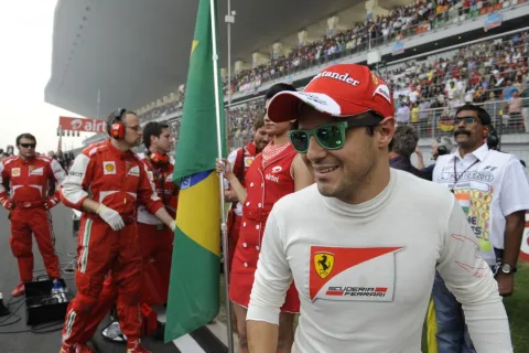 Podium knapp verpasst: Felipe Massa