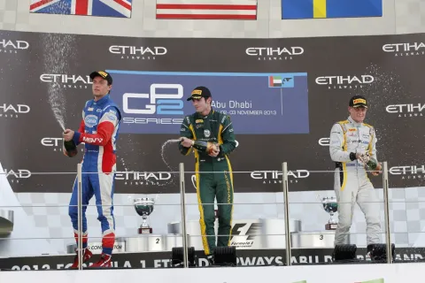 Podium am Samstag: Rossi siegt vor Palmer und Ericsson