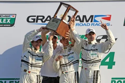 Sieg in der GT-Klasse für Felipe Albequerque, Oliver Jarvis, Edoardo Mortada und Dion von Moltke
