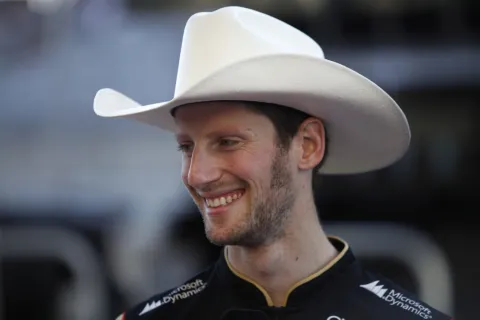 Platz 2 für Cowboy Grosjean