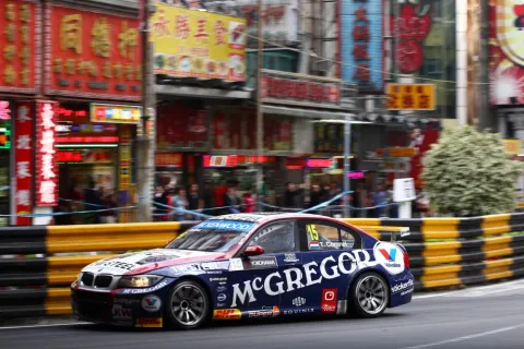 Auf dem Weg zum Podium: Tom Coronel im BMW