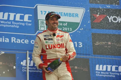 Sein letzter Sieg für Chevrolet: Yvan Muller