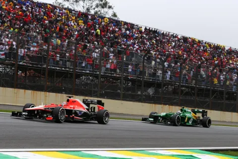 Marussia gewann den Kampf gegen Caterham um Platz 10