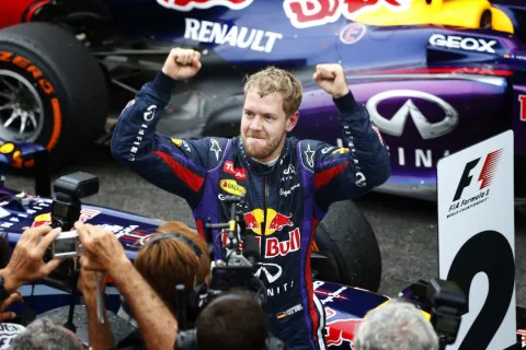 Weltmeister Sebastian Vettel: Neunter Sieg in Folge