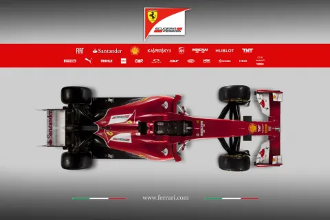 Ferrari F 14 T von oben