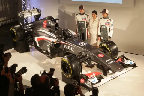 Der Sauber C32, Fahrzeug von Nico Hülkenberg und Esteban Gutierrez