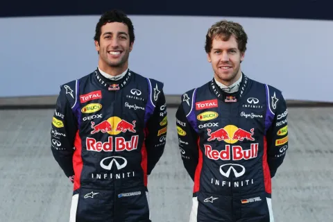 Bullenreiter 2014: Sebastian Vettel und Daniel Ricciardo