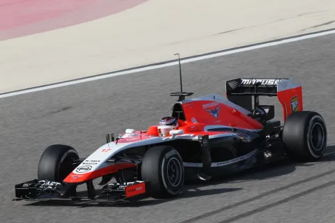 Nicht ohne Probleme, aber die Rundenzeiten waren nicht zu schlecht: Marussia-Ferrari