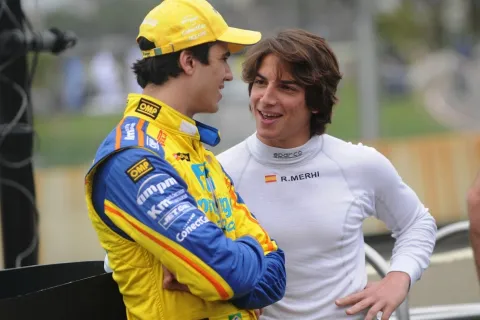 Einer der Gaststarter: Roberto Merhi bei Hanier Racing