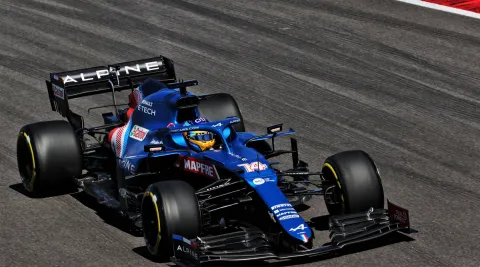 #14 Fernando Alonso – Alpine F1 Team – Alpine A521 - Renault – FIA Formel 1 Weltmeisterschaft 2021