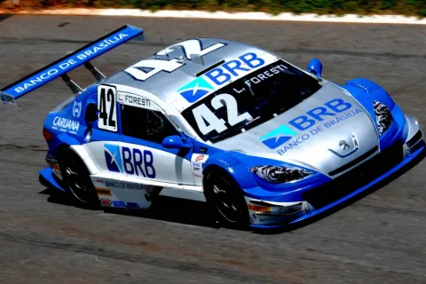#42 Lucas Foresti – Bassani Racing – Peugeot 408 V8 – Brasilianische Stock Car 2013