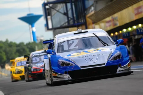 #12 Antonio Jorge Neto – Bassani Racing – Peugeot 408 V8 – Brasilianische Stock Car 2014
