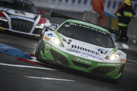 #61 Filip Salaquarda – Bhai Tech Racing – McLaren MP4-12C GT3 – Blancpain Sprint Serie 2014