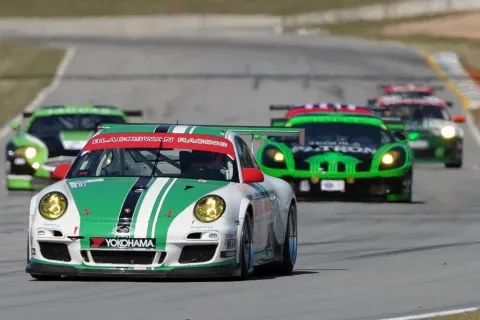 #54 Jeroen Bleekemolen – Black Swan Racing – Porsche 911 GT3 Cup (997) – Amerikanische LeMans Serie 2010