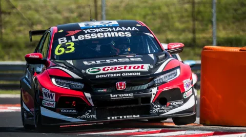 #63 Benjamin Lessennes – Boutsen Ginion Racing – Honda Civic Type R TCR (II) – FIA Tourenwagen Weltcup 2018