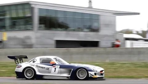 #1 Dominik Baumann – Charouz Racing System – Mercedes SLS AMG GT3 – FIA GT3 Europameisterschaft 2012