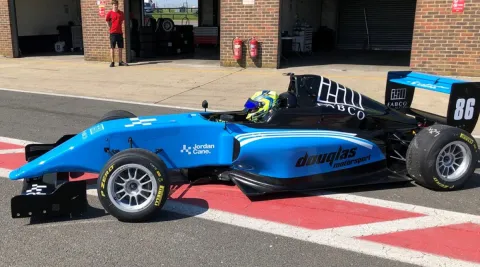#86 Jordan Cane – Douglas Motorsport – Tatuus MSV F3-016 - Cosworth – BRDC Britische Formel 3 Meisterschaft 2018