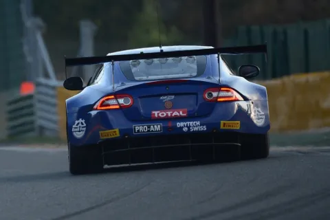 #14 Jonathan Hirschi – Emil Frey Racing – Jaguar XK Frey GT3 – Blancpain Langstrecken Serie 2014