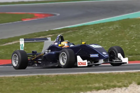 #14 Aston Hare – EuroInternational – Dallara F308 - Volkswagen PE – Deutscher Formel-3-Cup 2013