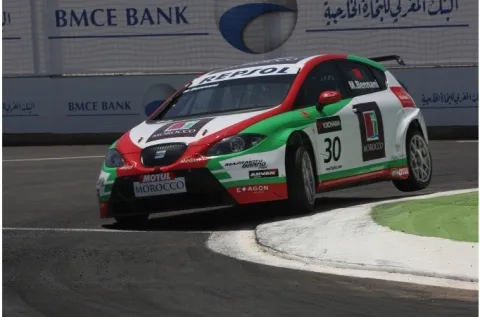 #30 Mehdi Bennani – Exagon Engineering – Seat Leon TFSI – FIA Tourenwagen Weltmeisterschaft 2009
