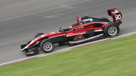 #90 Parker Thompson – Exclusive Autosport – Tatuus PM18 - Mazda – Pro Mazda Meisterschaft 2018