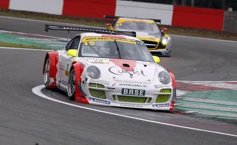 #15 Daniel Dobitsch – Fach Auto Tech – Porsche 911 GT3 R (997) – ADAC GT Masters 2011