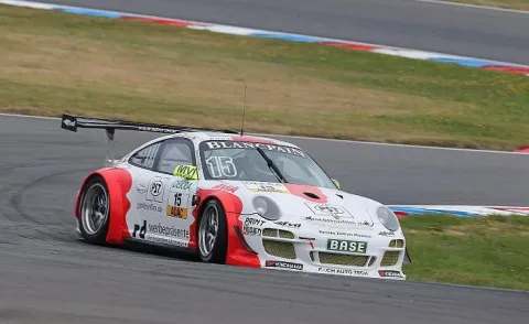 #15 Martin Ragginger – Fach Auto Tech – Porsche 911 GT3 R (997) – ADAC GT Masters 2012