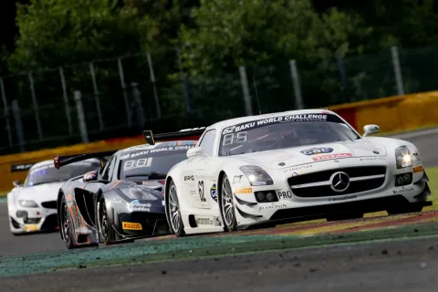 #62 Oliver Webb – Fortec Motorsport – Mercedes SLS AMG GT3 – Blancpain Langstrecken Serie 2013