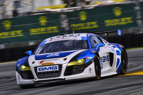 #32 Frank Stippler – GMG Racing – Audi R8 LMS – IMSA Sportwagen Meisterschaft (USC) 2014