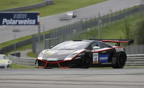 #43 Andrea Piccini – Grasser Racing Team – Lamborghini Gallardo LP520evo GT3 – ADAC GT Masters 2012