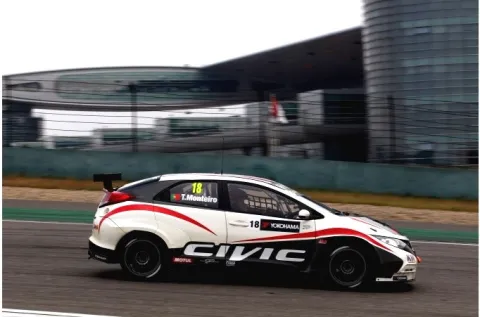 #18 Tiago Monteiro – JAS Motorsport – Honda Civic S2000 – FIA Tourenwagen Weltmeisterschaft 2012