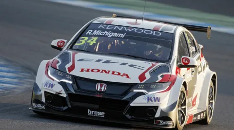 #34 Ryo Michigami – JAS Motorsport – Honda Civic WTCC TC1 – FIA Tourenwagen Weltmeisterschaft 2017