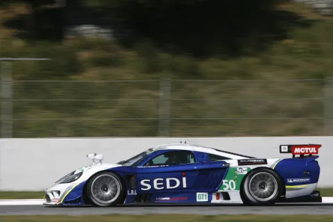 #50 Roland Berville – Larbre Compétition – Saleen S7-R – LeMans Serie (LMS) 2009