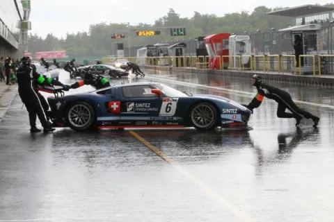 #6 Cyndie Allemann – Matech Competition – Ford GT1 Matech – FIA GT1 Weltmeisterschaft 2010