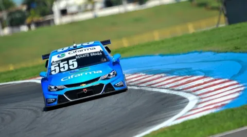 #555 Renato Braga – Mico's Racing – Chevrolet Cruze V8 – Brasilianische Stock Car 2017