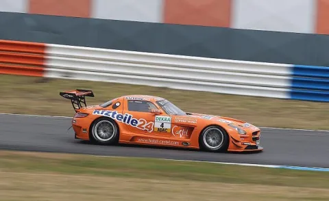 #4 Daniel Dobitsch – MS Racing – Mercedes SLS AMG GT3 – ADAC GT Masters 2012