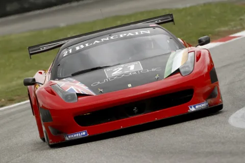 #21 Matt Griffin – Mtech Racing – Ferrari 458 Italia GT3 – Blancpain Langstrecken Serie 2012