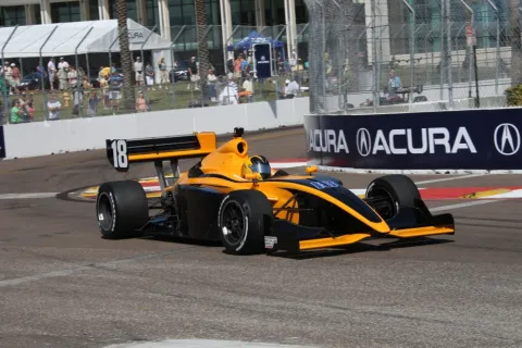 #18 Rodrigo Barbosa – PDM Racing – Dallara IP2 - Infiniti – IRL Indy Lights 2010
