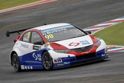 #98 Dušan Borković – Proteam Motorsport – Honda Civic WTCC TC1 – FIA Tourenwagen Weltmeisterschaft 2015